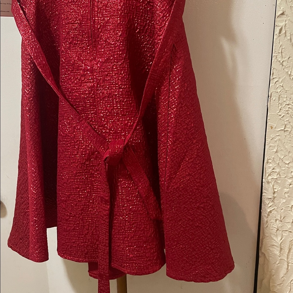 Rare Editions Vibrant Red Dress - Picture 4 of 8